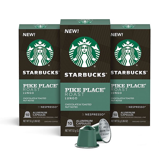 Starbucks® by Nespresso® Pike Place Coffee Capsules 30-Count