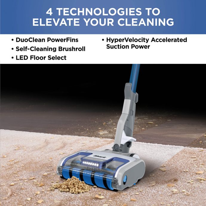 Shark® Vertex™ UltraLight™ DuoClean® PowerFins Corded Stick Vacuum with Self-Cleaning Brushroll, no warranty.