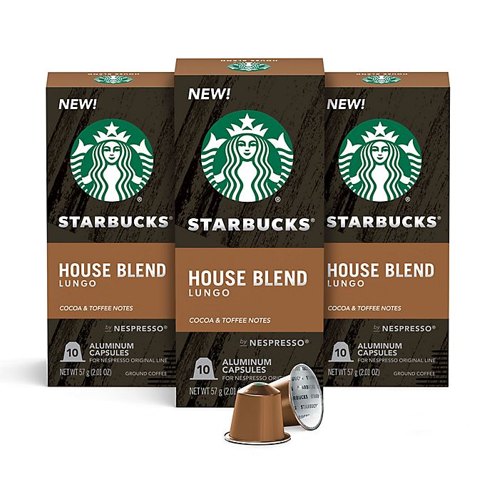 Starbucks® by Nespresso® House Blend Coffee Capsules 30-Count