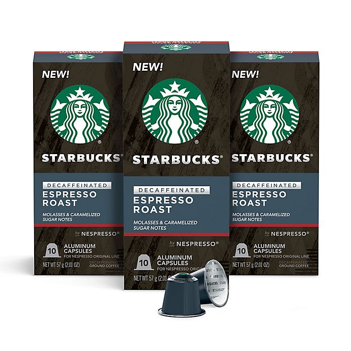 Starbucks® by Nespresso® Decaf Espresso Capsules 30-Count
