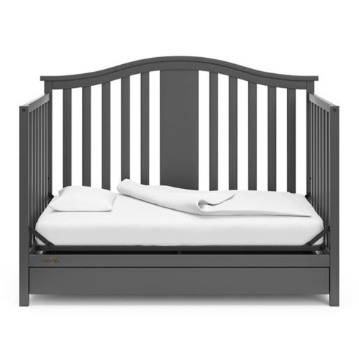 Graco Solano 4 In 1 Convertible Crib With Drawer In White Bed Bath Beyond