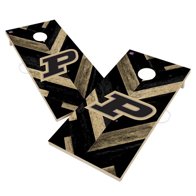 PURDUE University Boilermakers CORNHOLE BEAN BAGS 8 ACA Corn Toss Tailgate Bags 