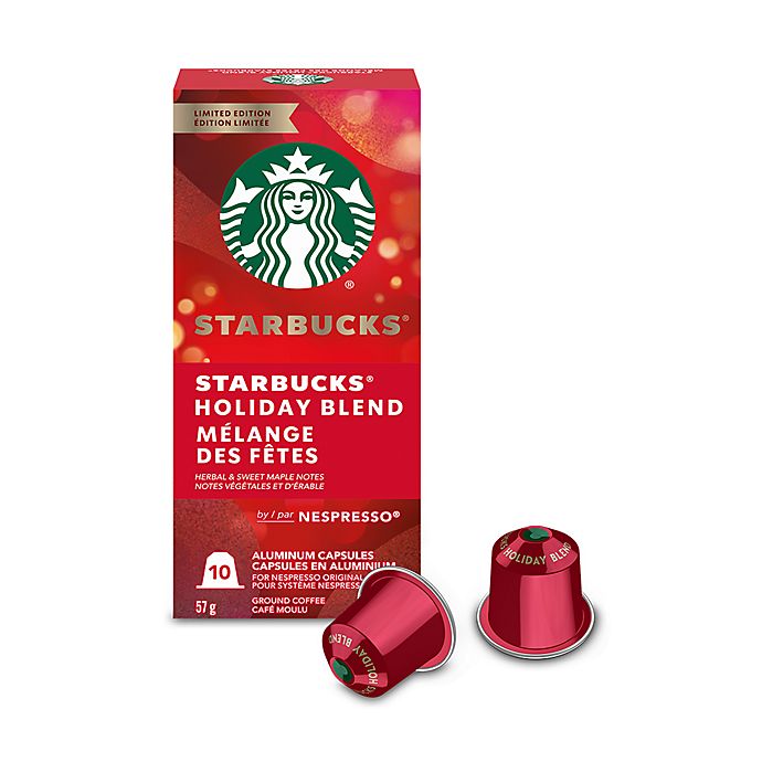 Starbucks® by Nespresso® Holiday Blend Coffee Capsules 10-Count