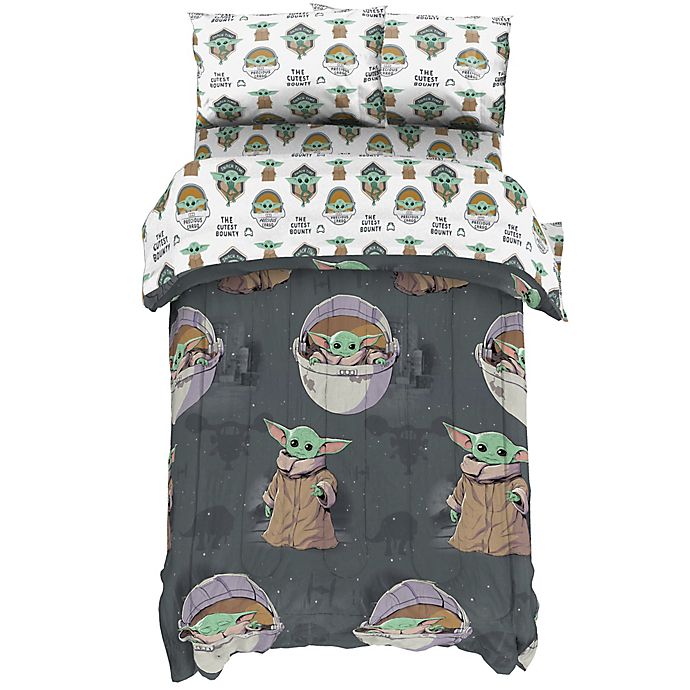 Details about   The Mandalorian Baby Yoda The Child Twin/Full Comforter and Sham Set FREE SHIP! 