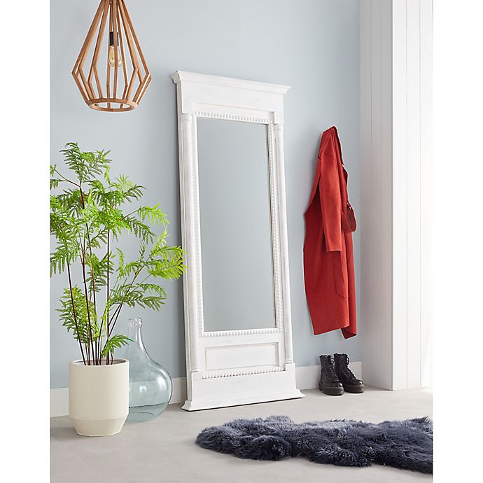 Bee & Willow™ 72-Inch x 30-Inch Rectangular Leaner Mirror in White