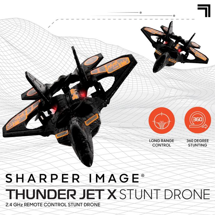 Sharper Image Thunderbolt Jet X Drone In Grey White Bed Bath Beyond