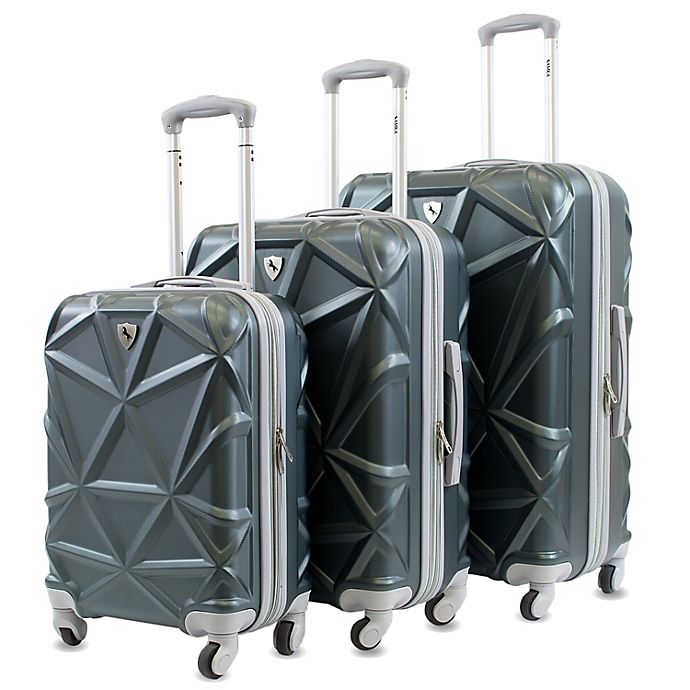AMKA Gem 3-Piece Hardside Spinner Luggage Set