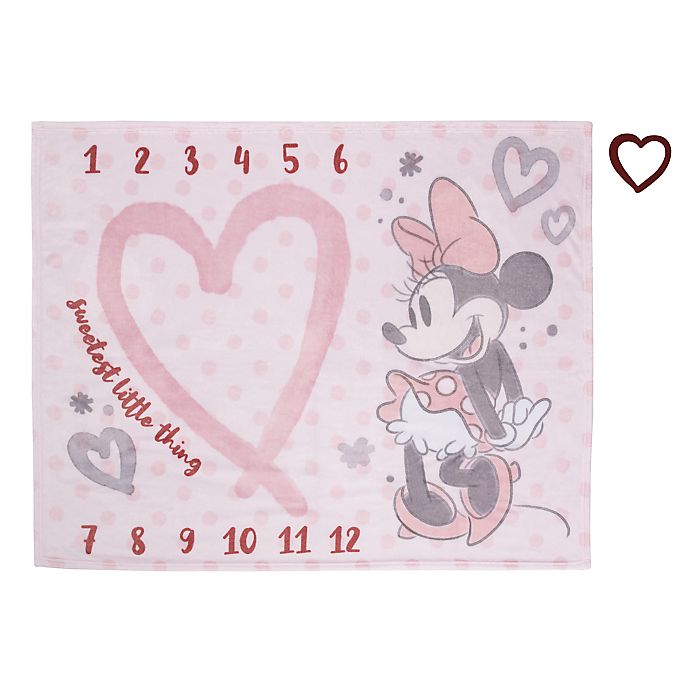 Disney® Minnie Mouse Milestone Baby Blanket in Pink
