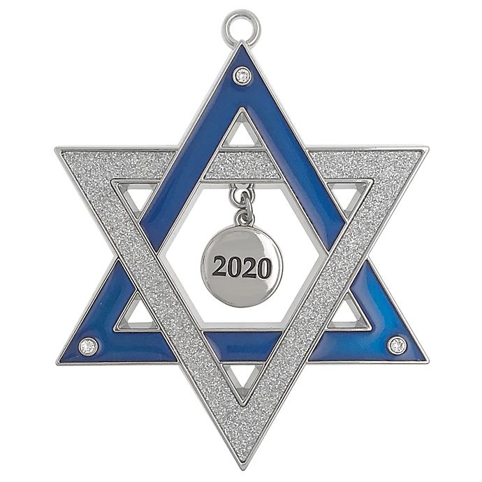 Harvey Lewis™ Star of David 2020 Hanukkah Ornament with Crystals from Swarovski®