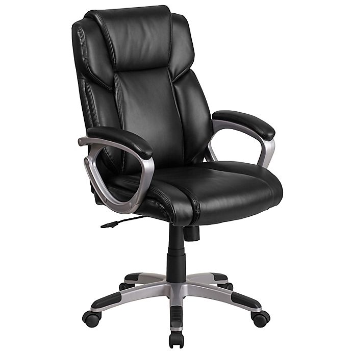Flash Furniture Mid-Back Bonded Leather Executive Office Chair