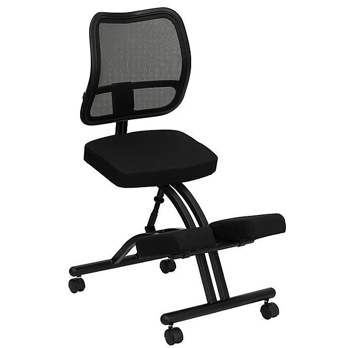 Flash Furniture 42.5-Inch Kneeling Chair in Black