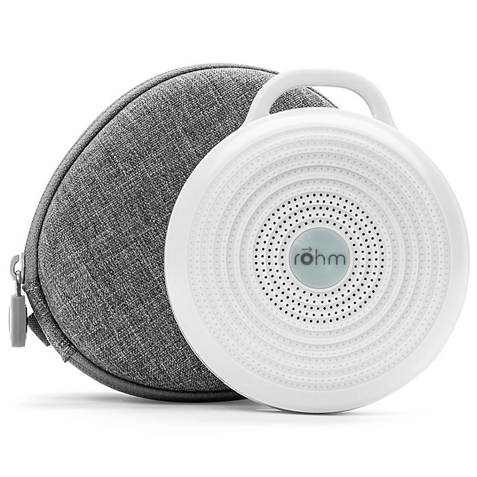 Yogasleep™ Rohm Sound Machine and Travel Case in White/Grey