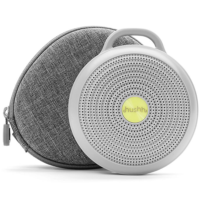 Yogasleep™ Hushh Sound Machine and Travel Case in White/Grey