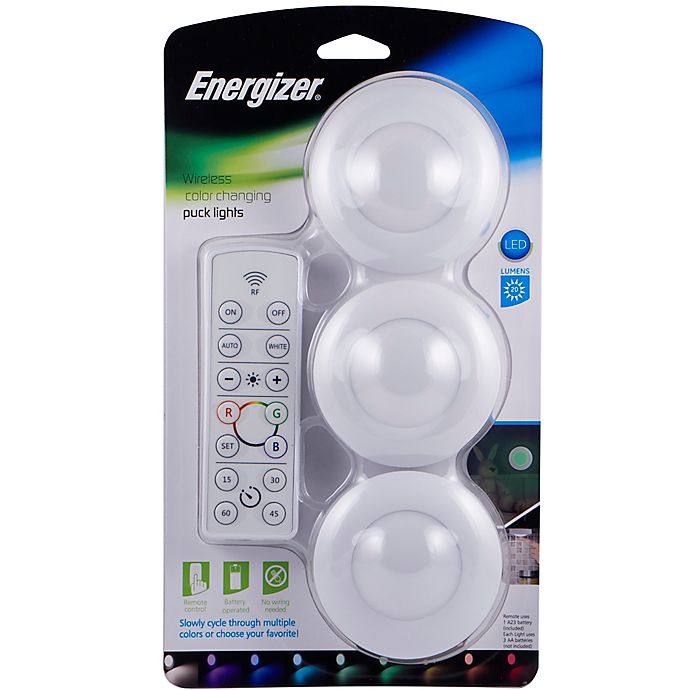 Energizer® Battery Operated LED Wireless Puck Light
