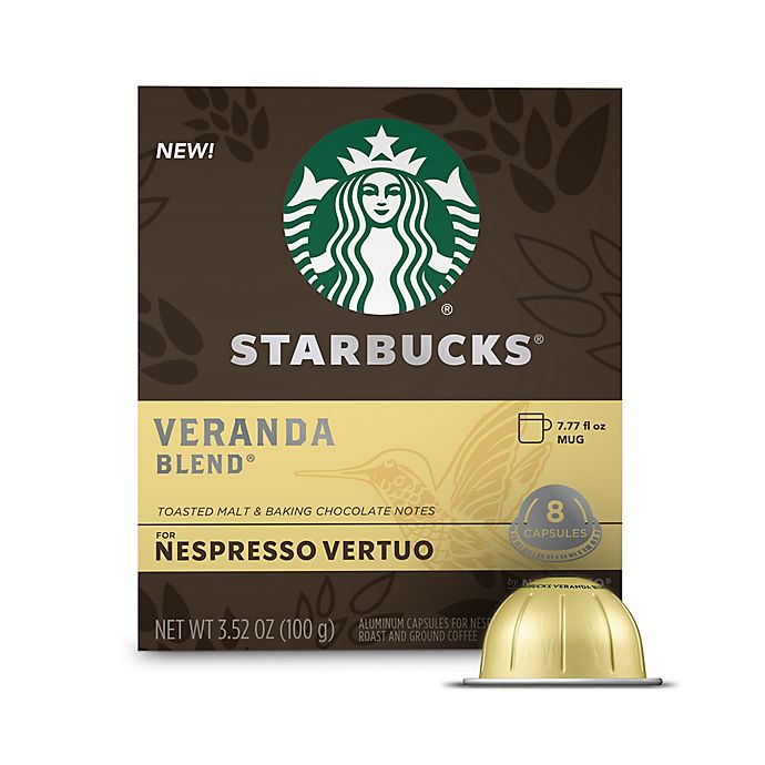 Starbucks® by Nespresso® Vertuo Line Veranda Coffee Capsules 8-Count