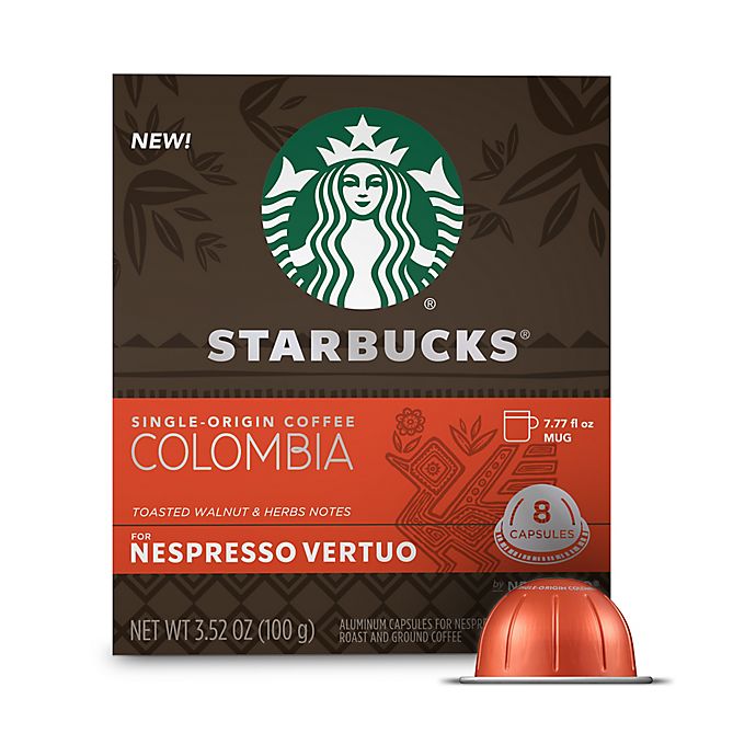 Starbucks® by Nespresso® Vertuo Line Single-Origin Colombia Coffee Capsules 8-Count
