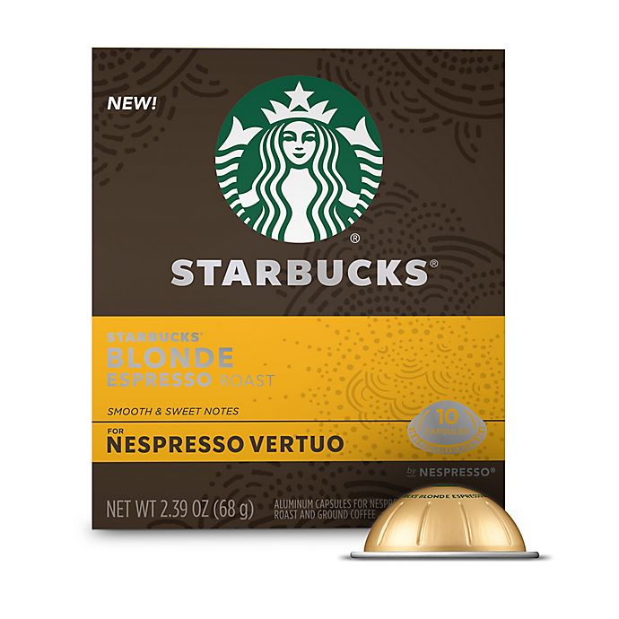 Starbucks® by Nespresso® VertuoLine Blonde Espresso Capsules 10-Count