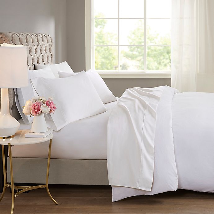 Beautyrest® 600-Thread-Count Cooling Cotton Rich King Sheet Set in White