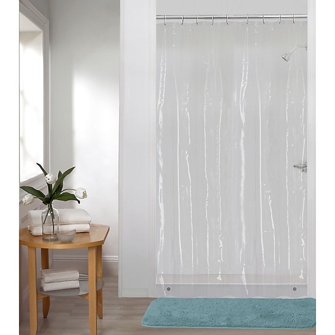 Simply Essential™ 54-Inch x 78-Inch Lightweight PEVA Shower Curtain Liner in Clear