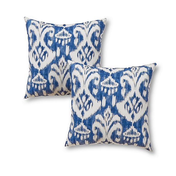 Greendale Home Fashions Square Indoor/Outdoor Throw Pillows (Set of 2)