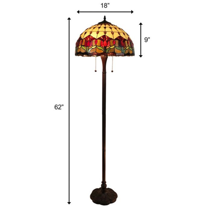 Tulips Tiffany Style Floor Lamp Bed Bath Beyond