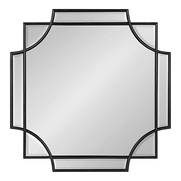 Kate & Laurel™ Minuette 24-Inch x 24-Inch Wall Mirror in Black
