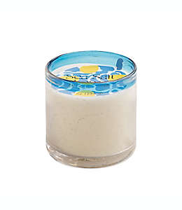 Vela en vaso de vidrio Foundry Candle Co. aroma sal de mar y limón de 226.79