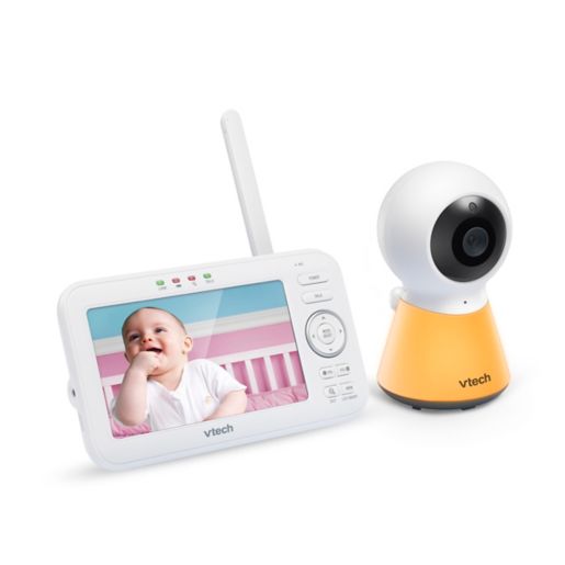 Vtech Vm5254 5 Inch Digital Video Baby Monitor With Adaptive Night Light In White Buybuy Baby