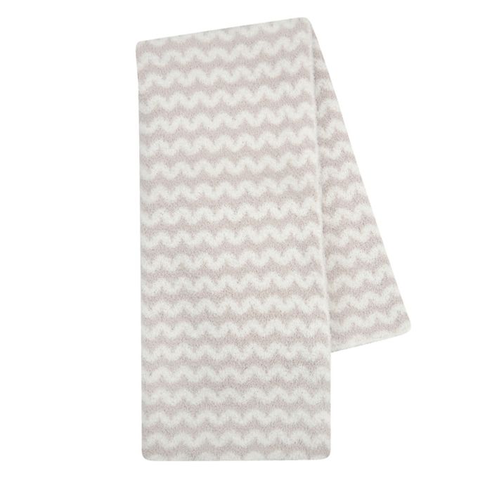 Lambs & Ivy® Signature Separates Chevron Chenille Baby Blanket in White