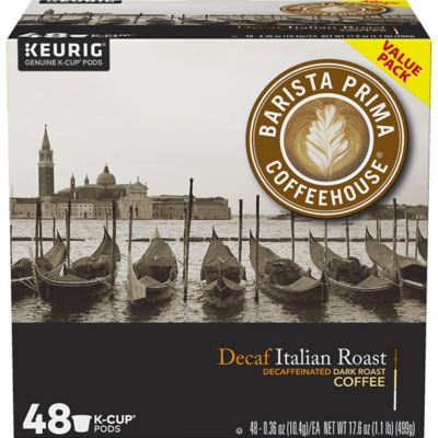 barista prima decaf italian roast k cups