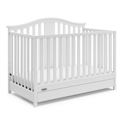 graco solano 4 in 1 convertible crib with drawer white