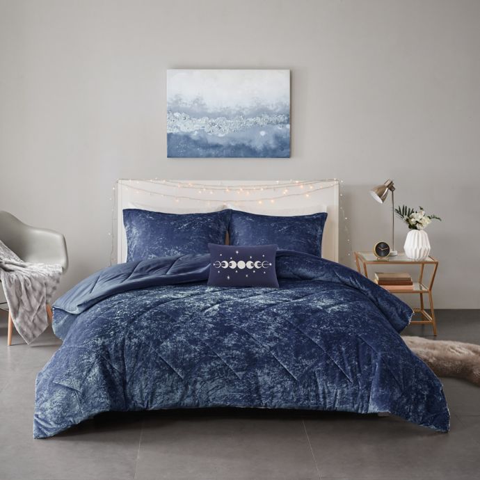 Intelligent Design Felicia 3-Piece Twin/Twin XL Comforter Set in Navy
