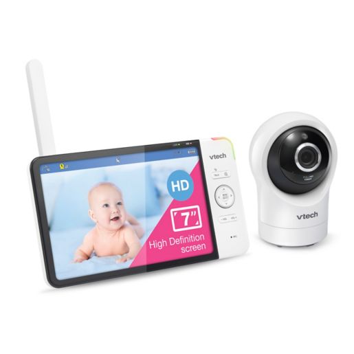 Vtech Rm7764hd 7 Inch Smart Wi Fi 1080p Baby Monitor With Pan Tilt Camera Buybuy Baby