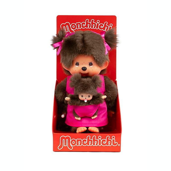 Monchhichi® Mother Care Mother/Daughter Girl Doll in Pink