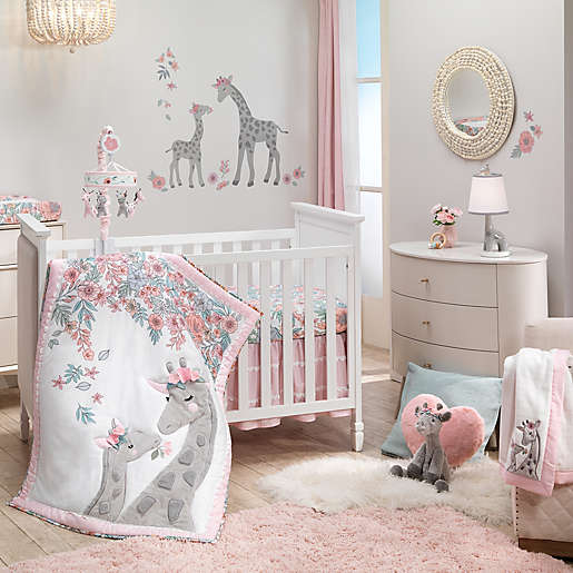 Lambs Ivy Giraffe And A Half Fitted Crib Sheet In White Baby - Lambs Ivy Secret Garden Crib Bedding Set