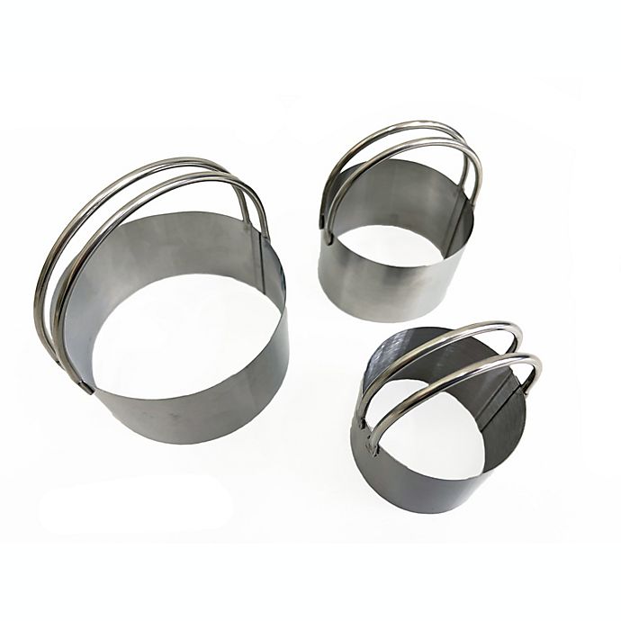 Piazza Pleasant-ring for Pastry Round Stainless Steel 9 measures 