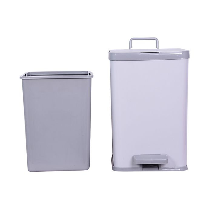 Simply Essential™ 2.25-Gallon Rectangle Step Trash Can