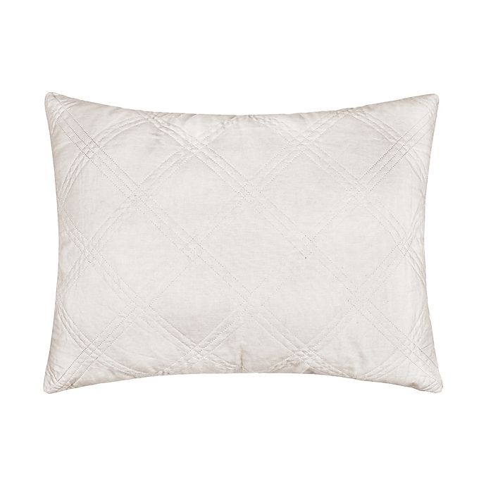 Levtex Home Washed Linen Quilted Pillow Sham