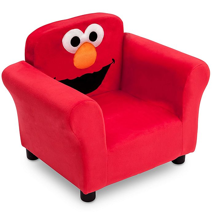 Sesame Street Elmo Upholstered Chair, Elmo Car Seat And Stroller Set Up