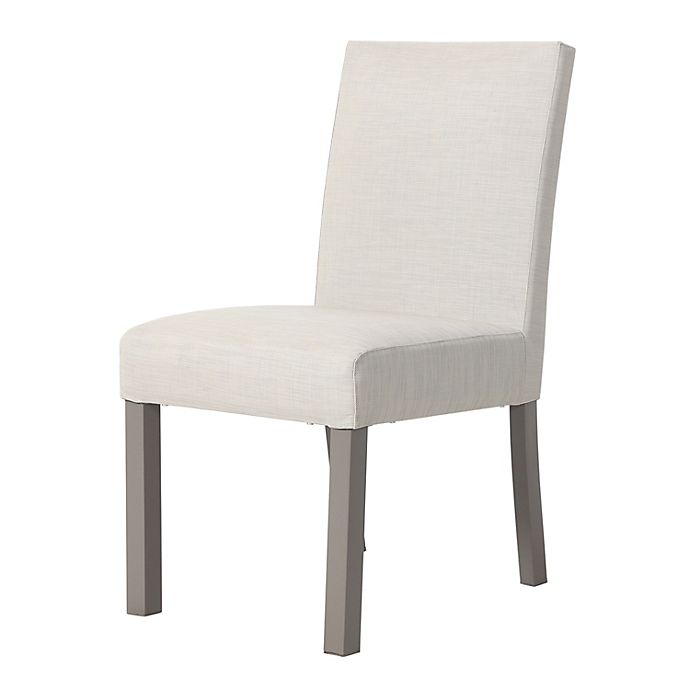 Bee & Willow™ Home Amesbury All-Weather Upholstered Oudoor Dining Chairs in Linen (Set of 2)