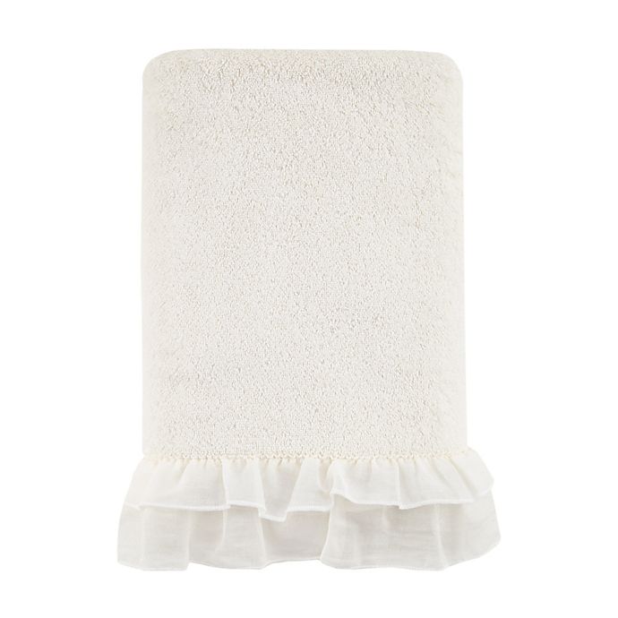 Bee & Willow™ Cottage Ruffle Bath Towel in Coconut milk