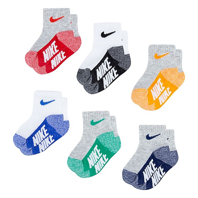 Nike® 6-Pack Logo Socks in Assorted Colors