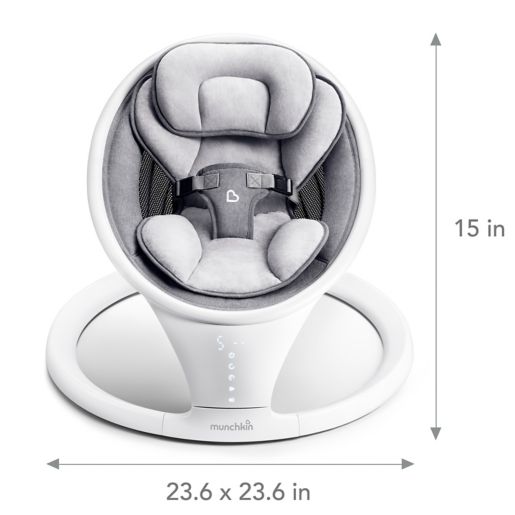 Munchkin Bluetooth Enabled Musical Baby Swing In Grey Buybuy Baby