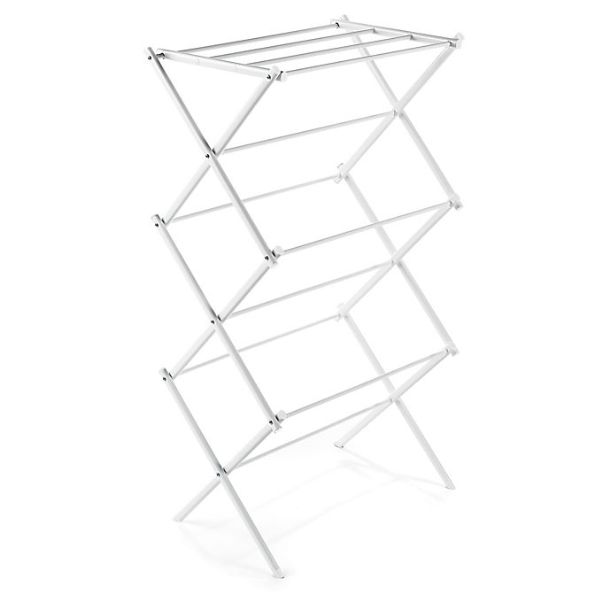 Squared Away™ Compact Accordion Drying Rack in White
