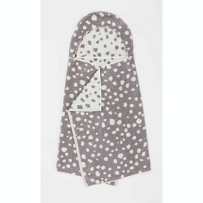 Marmalade™ Cotton Hooded Bath Towel in White Dots