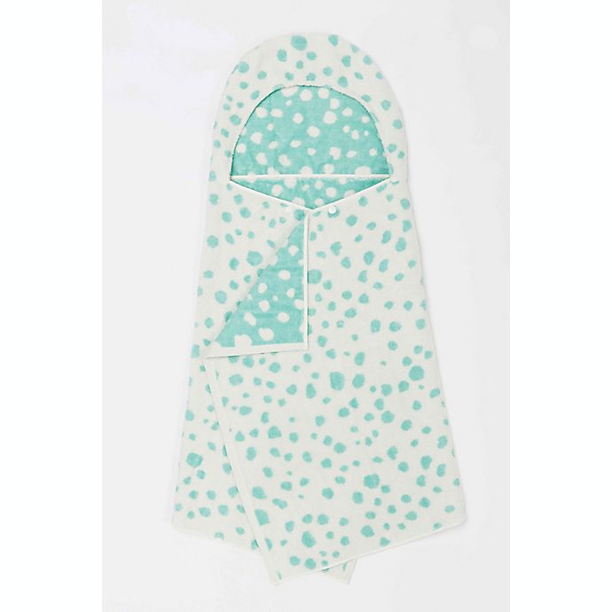 Marmalade™ Cotton Hooded Bath Towel in Blue Dots