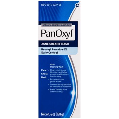benzoyl peroxide face wash panoxyl