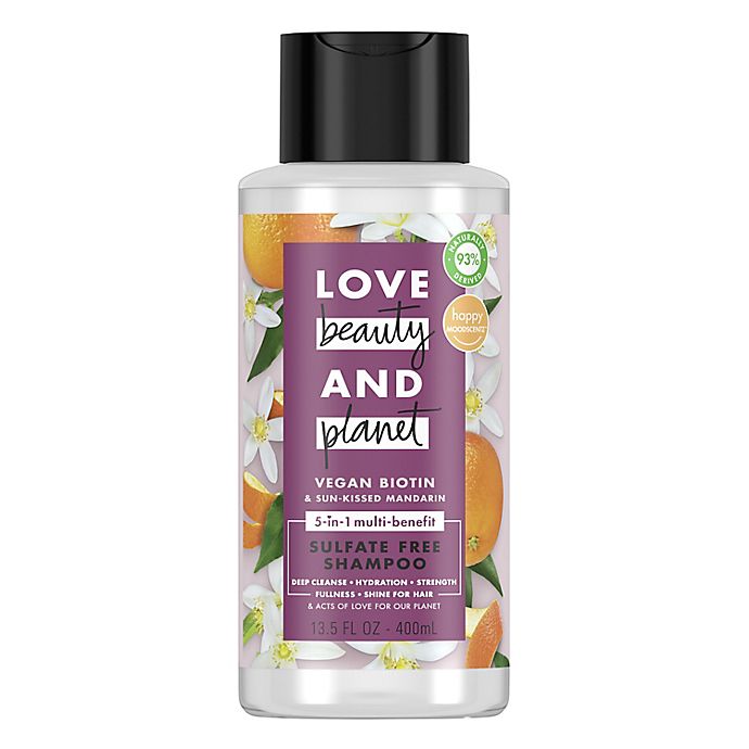 Love Beauty and Planet 13.5 fl. oz. Vegan Biotin & Sun-Kissed Mandarin Shampoo