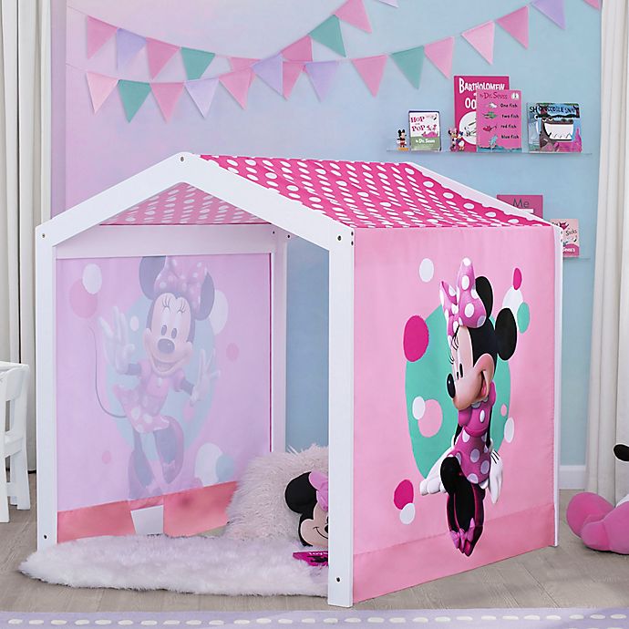 Delta Children® Disney® Minnie Mouse Indoor Playhouse with Tent in Pink