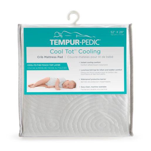 Tempur Pedic Cool Tot Cooling Infant And Toddler Crib Mattress Pad Bed Bath Beyond